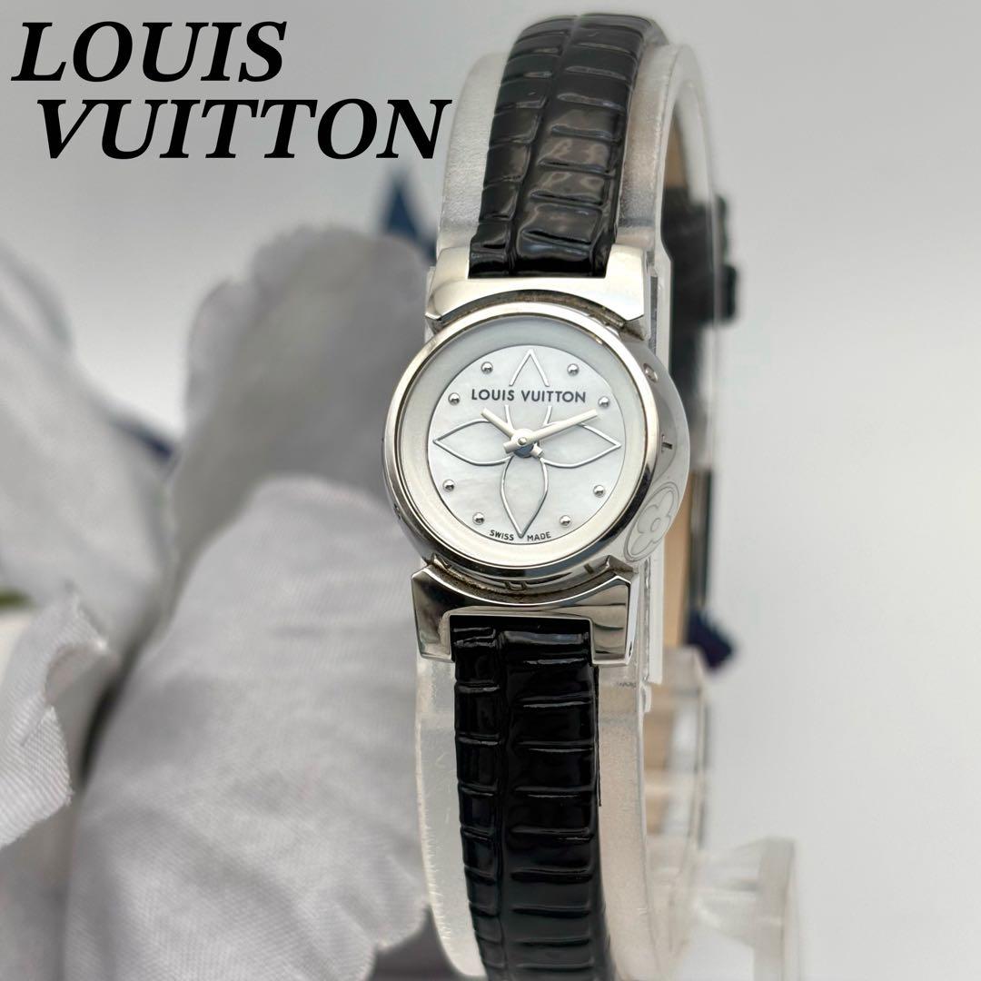 専用✨ルイヴィトン タンブール ビジュ 新品ベルト シェル レディース 腕時計