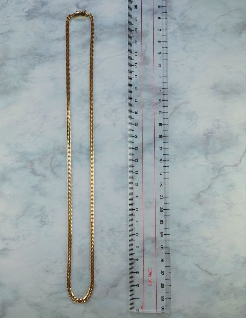 K18喜平12面トリプルネックレス K18チェーン 18金喜平ネックレス