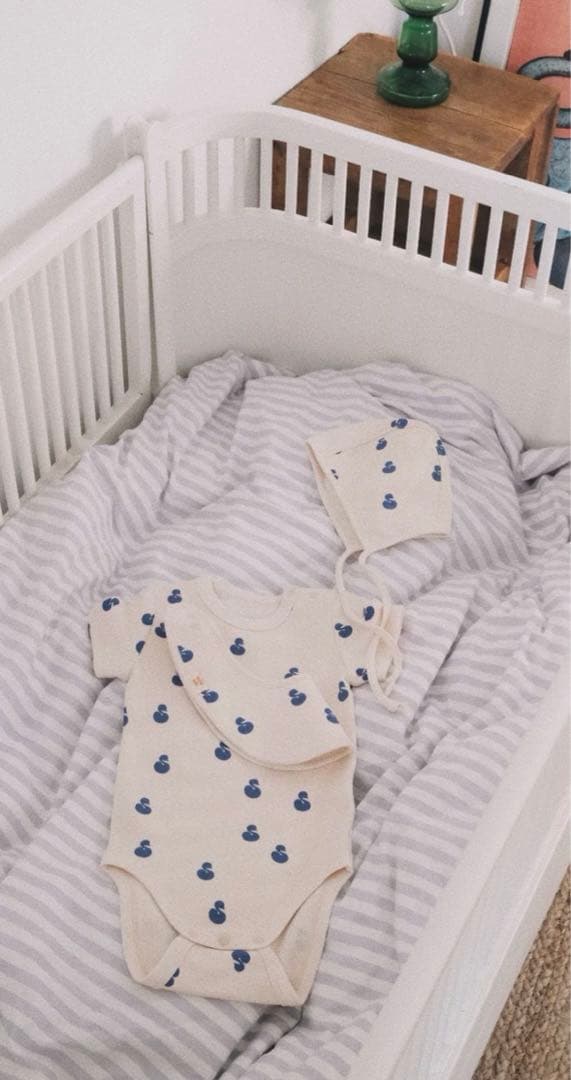 【未開封】melted butter SWAN BODYSUIT&BIB