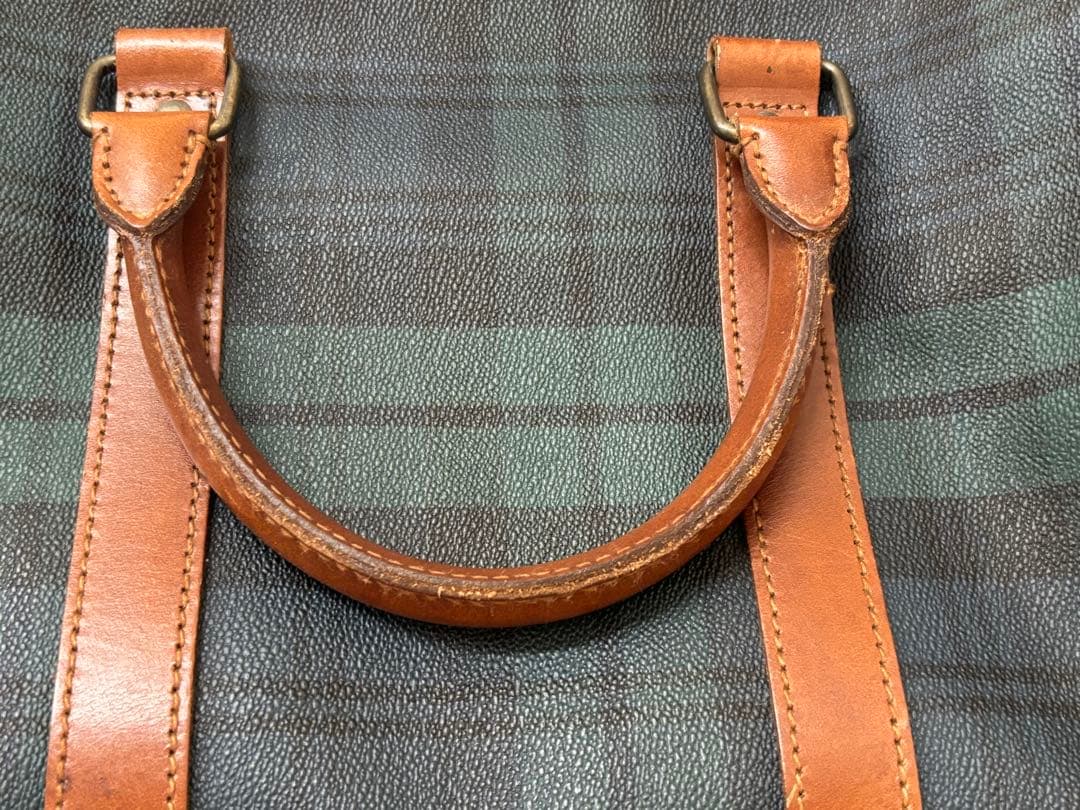 ✨美品✨ ポロラルフローレン ミドルボストンバッグ PVC レザー グリーン