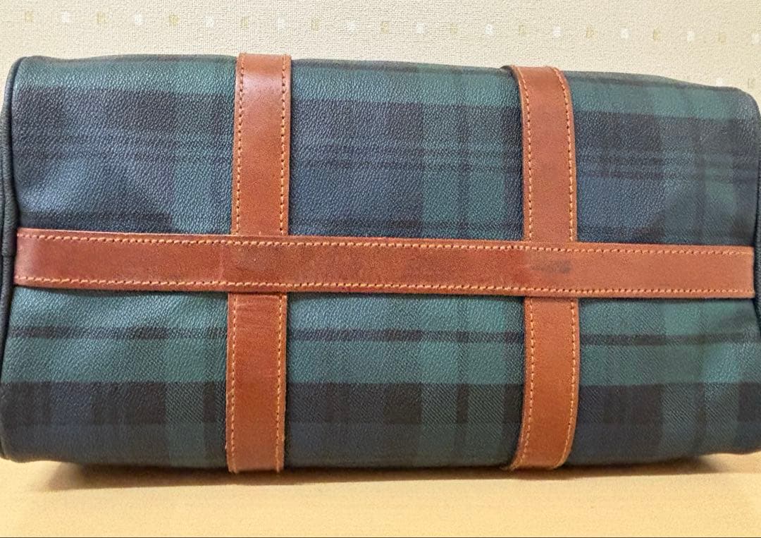 ✨美品✨ ポロラルフローレン ミドルボストンバッグ PVC レザー グリーン