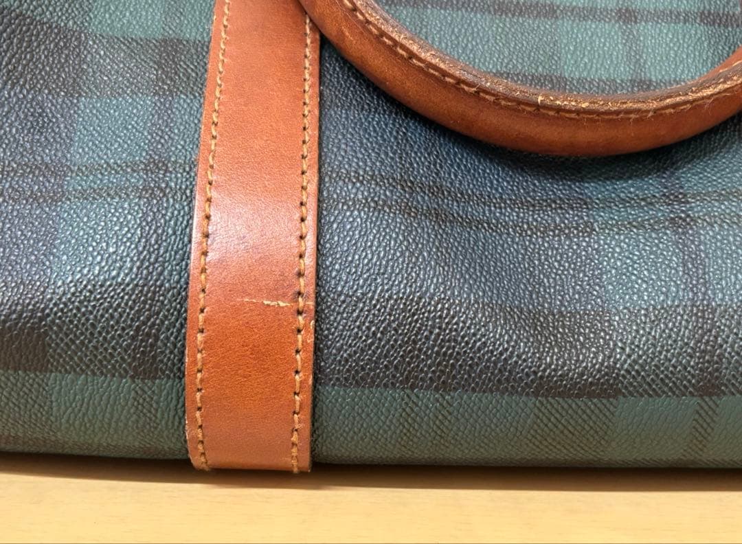 ✨美品✨ ポロラルフローレン ミドルボストンバッグ PVC レザー グリーン