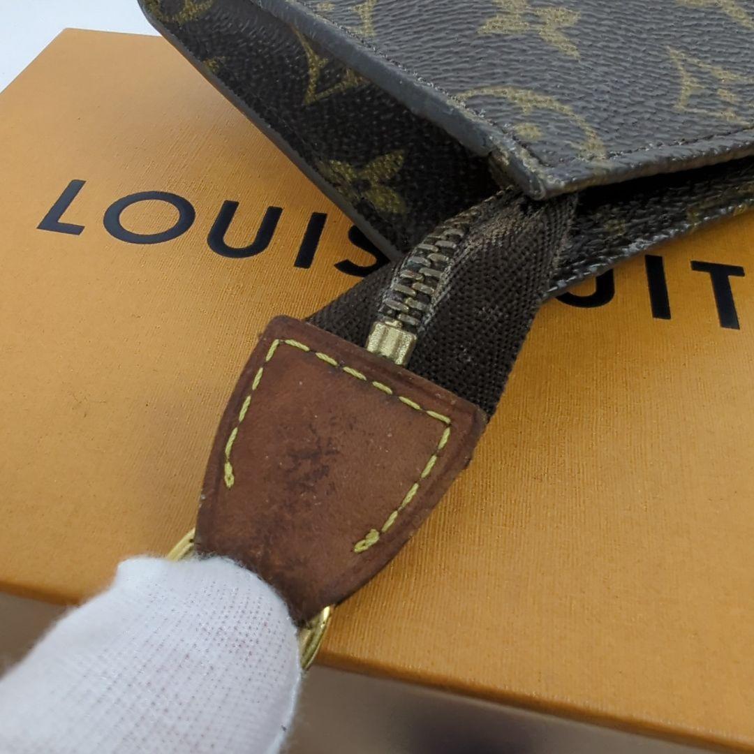 LOUISVUITTON ルイヴィトン モノグラム アクセサリーポーチ チェーン