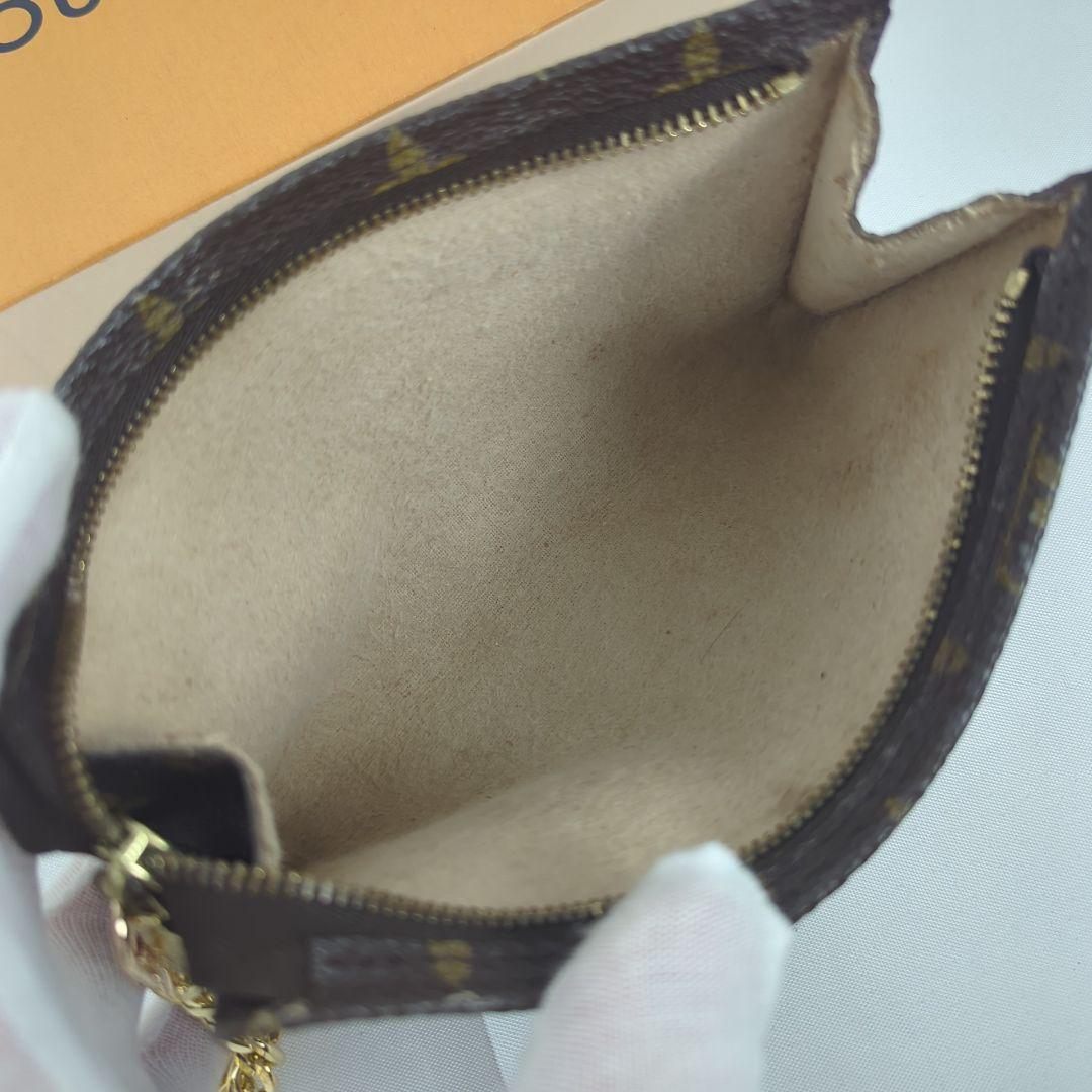 LOUISVUITTON ルイヴィトン モノグラム アクセサリーポーチ チェーン