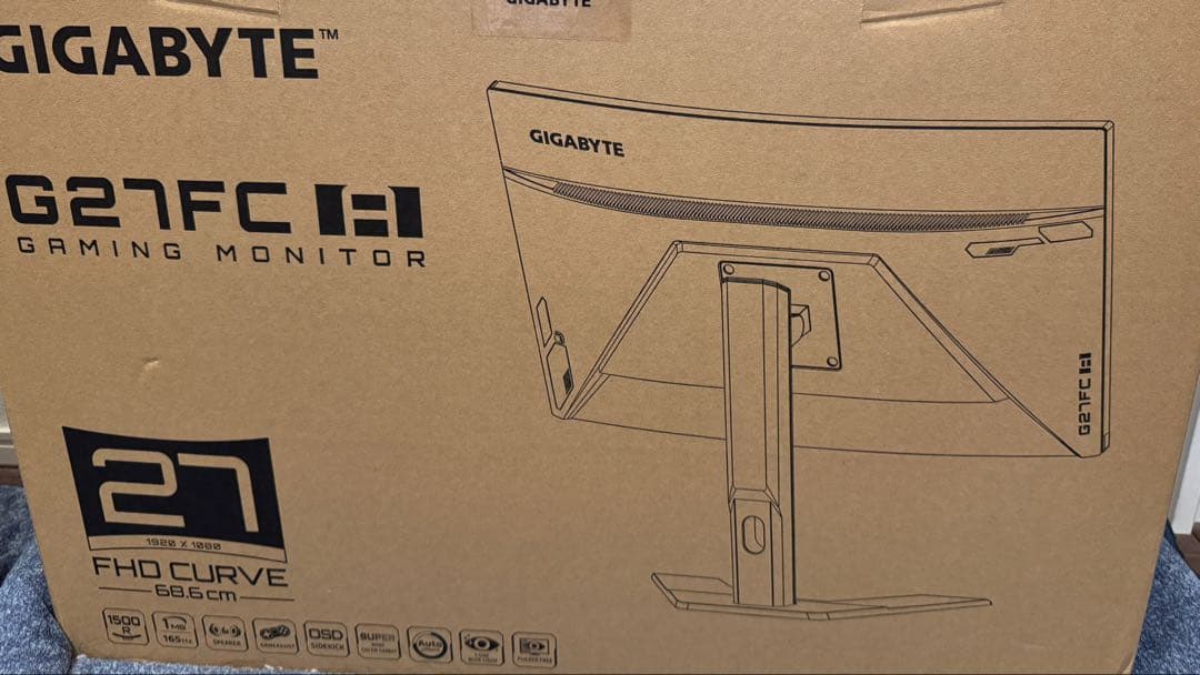27インチ 湾曲ゲーミングモニター 165hz G27FC A