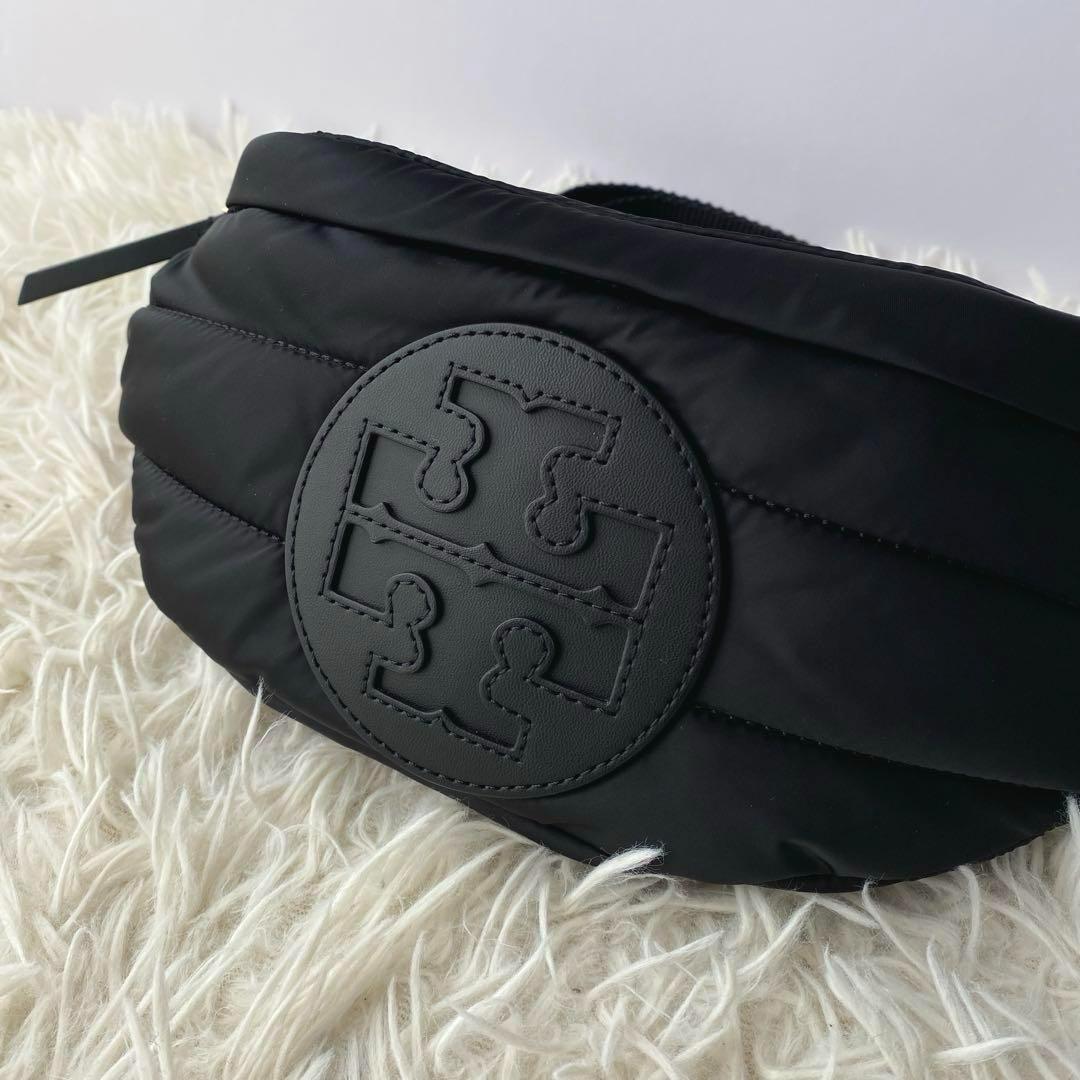 美品　TORY BURCH ボディバッグ　ウエスト　バッグ　黒　ブラック
