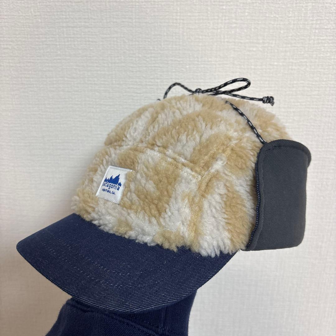 【美品】patagonia ボアキャップ レア 廃盤デニムツバ フライトキャップ