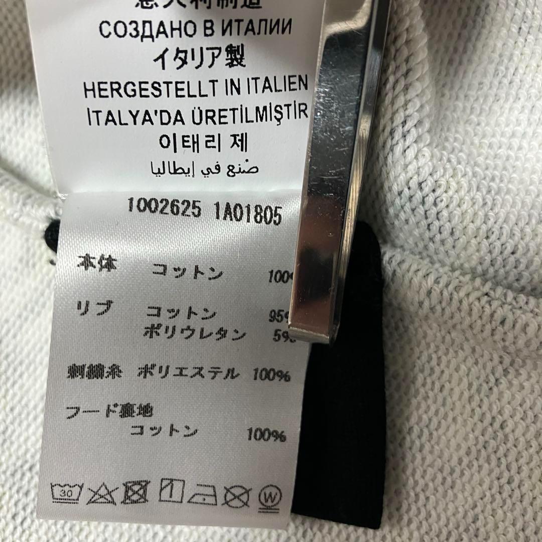 極美品　VERSACE ジップアップパーカー　グレカ　総柄　38サイズ