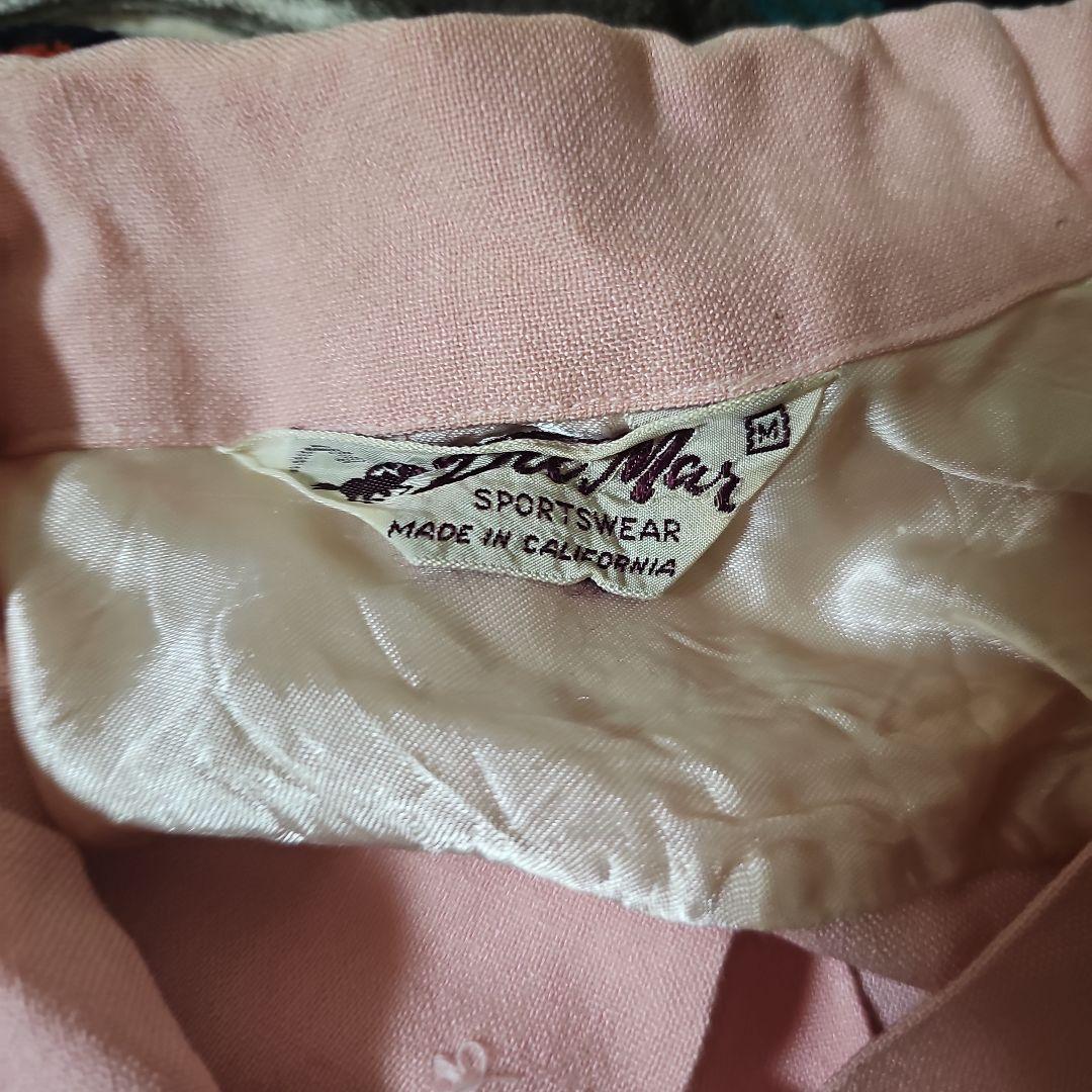 50s ピンクシャツ DELMAR