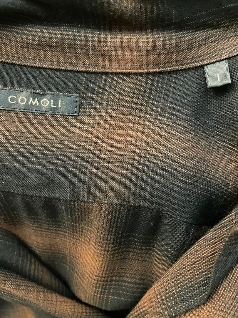 【タグ付き美品】24SS comoliコモリ レーヨンオープンカラー サイズ1