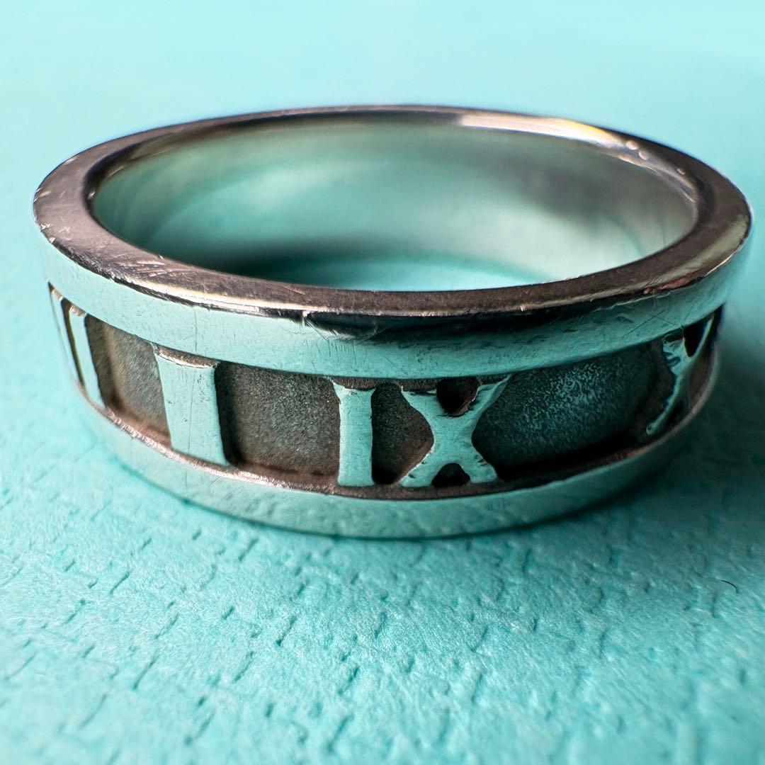 【美品】約15号 ティファニー Tiffany アトラス リングSV925
