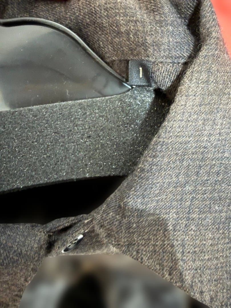 ウールチェックシャツ