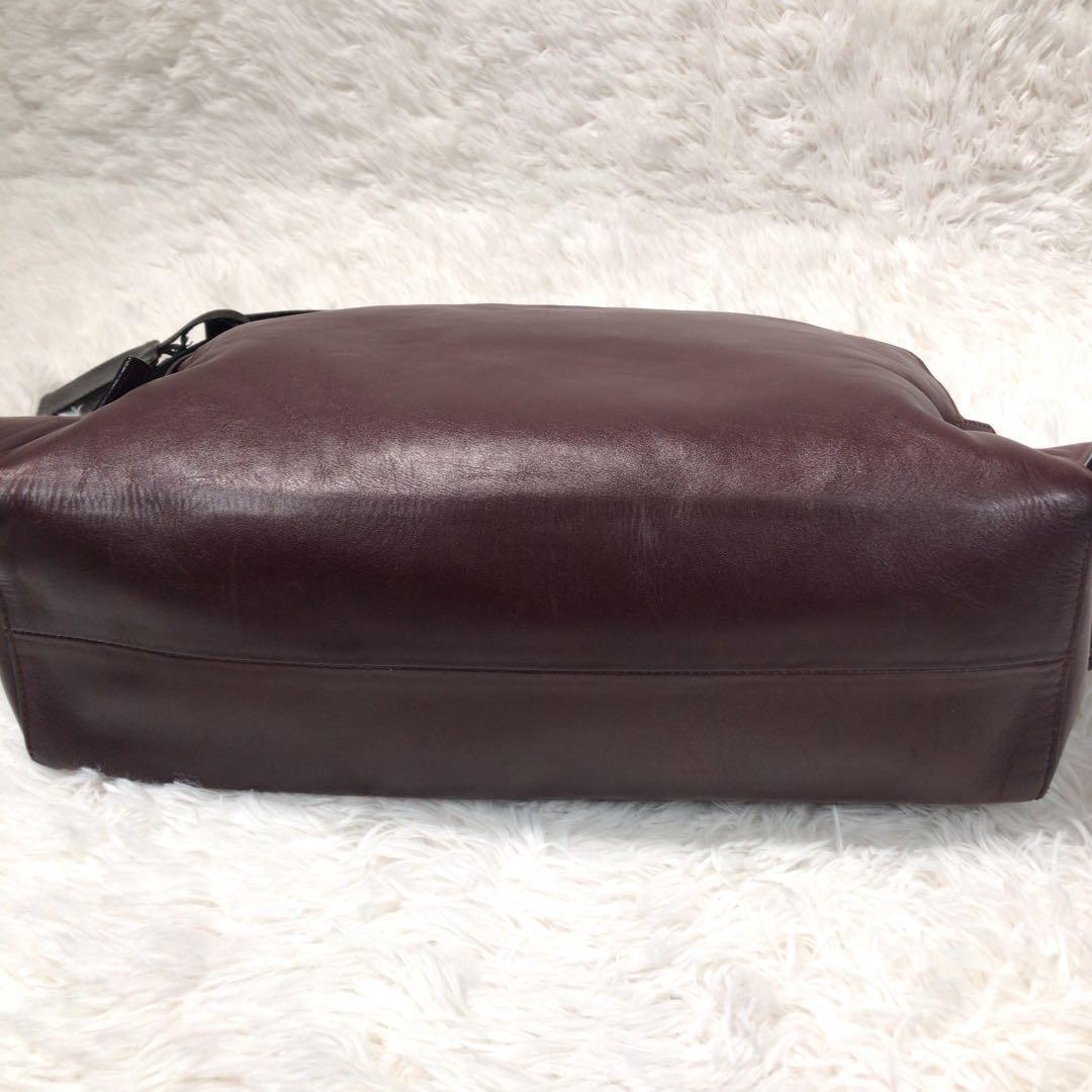 極美品　マザーハウス ヨゾラ 2Way ショルダーバッグ L ミリングレザー