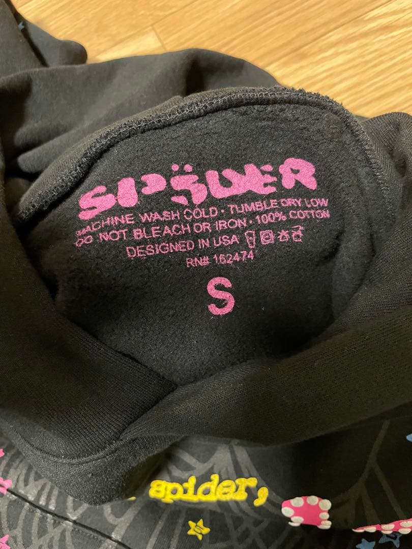 sp5der パーカー S 正規品