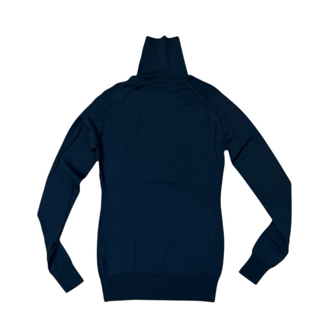 JOHN SMEDLEY タートルネックニットセーター　ブラック