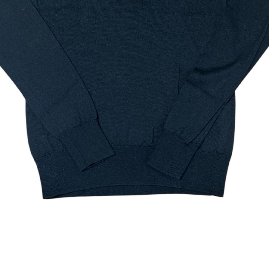 JOHN SMEDLEY タートルネックニットセーター　ブラック