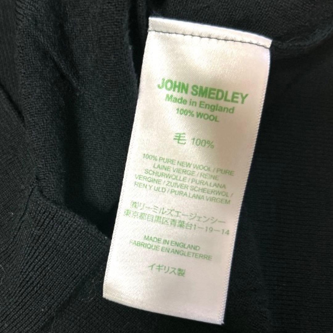 JOHN SMEDLEY タートルネックニットセーター　ブラック