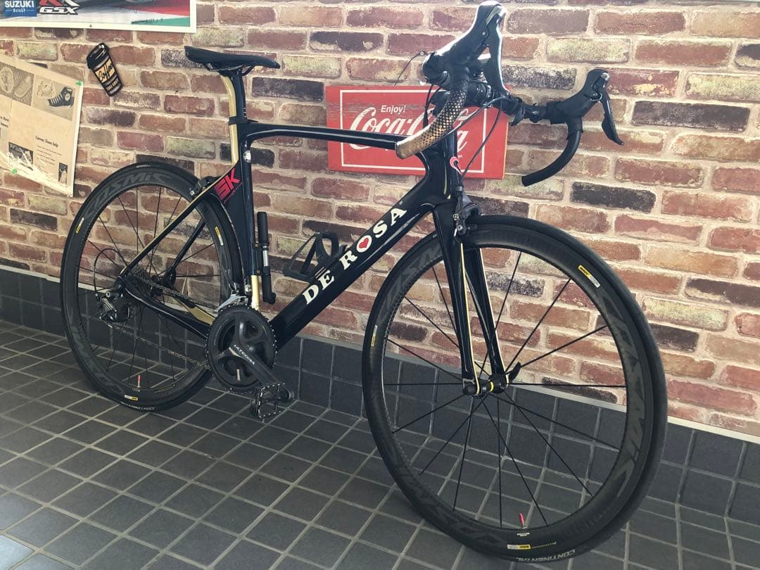 D*A様 DE ROSA ロードバイク 黒/金