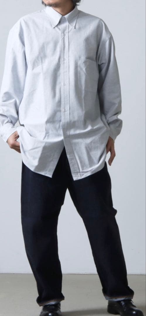 COMOLI オックス BDシャツ　サイズ2