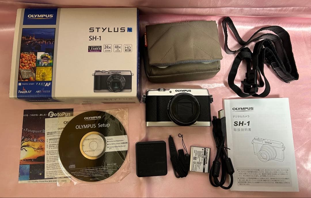 「美品」オリンパス　OLYMPUS STYLUS SH-1 箱付き　ケース付き