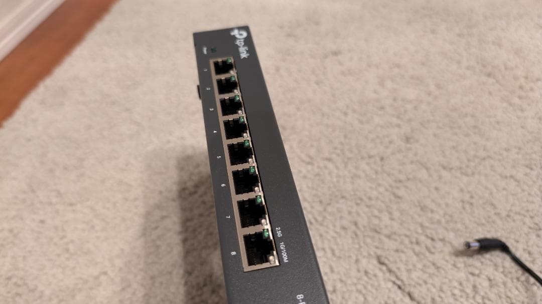 【美品】TP-Link 2.5G 8ポートスイッチ TL-SG108-M2