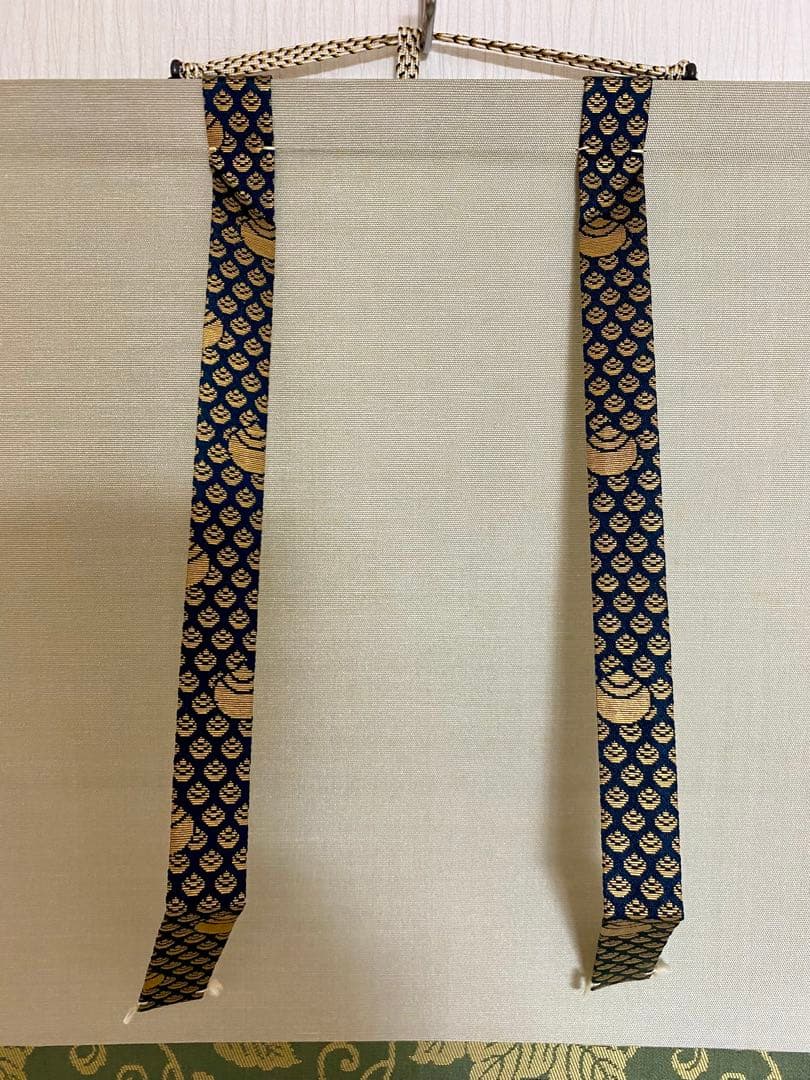 掛軸 茶掛 大徳寺 如意庵 立花大亀【本来無一物】 自筆 一行 紫野 大亀 掛軸