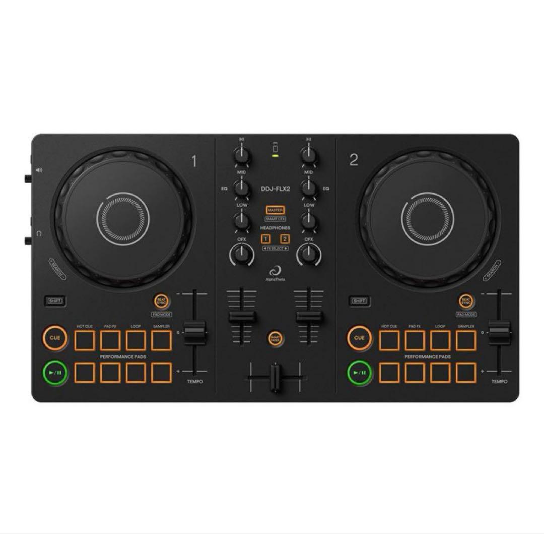 【DDJ FLX-2 DJコントローラー 】 箱・説明書・TypeCケーブル付き