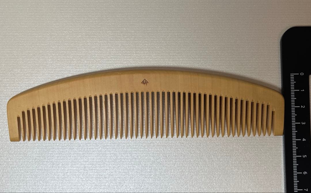 新品　十三や　日本産　極上　国産さつまつげ櫛　薩摩つげ櫛　5.5寸　伝統工芸品