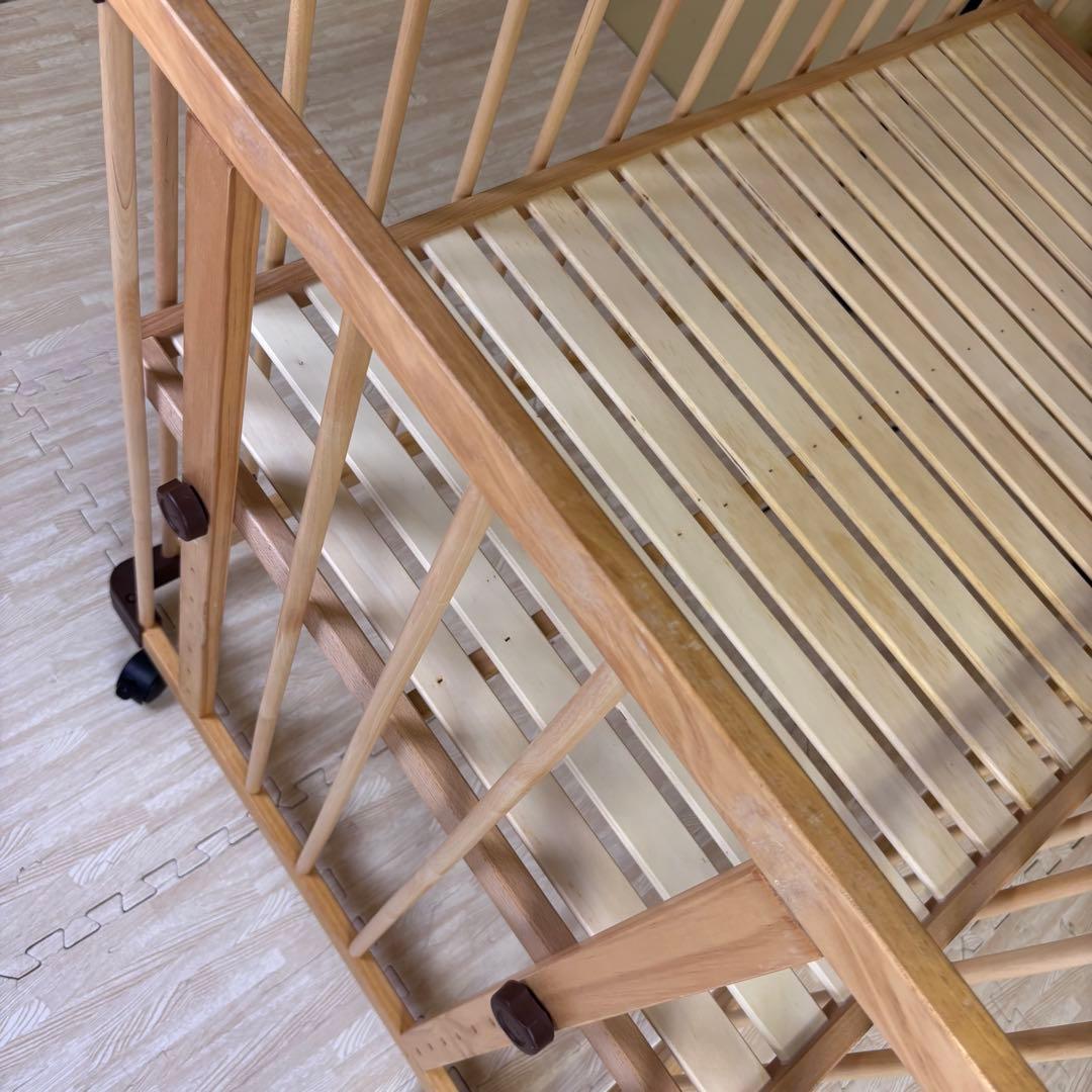 ☆除菌清掃済☆　ファルスカ　ベッドサイドベッド03　ラージ　ナチュラル