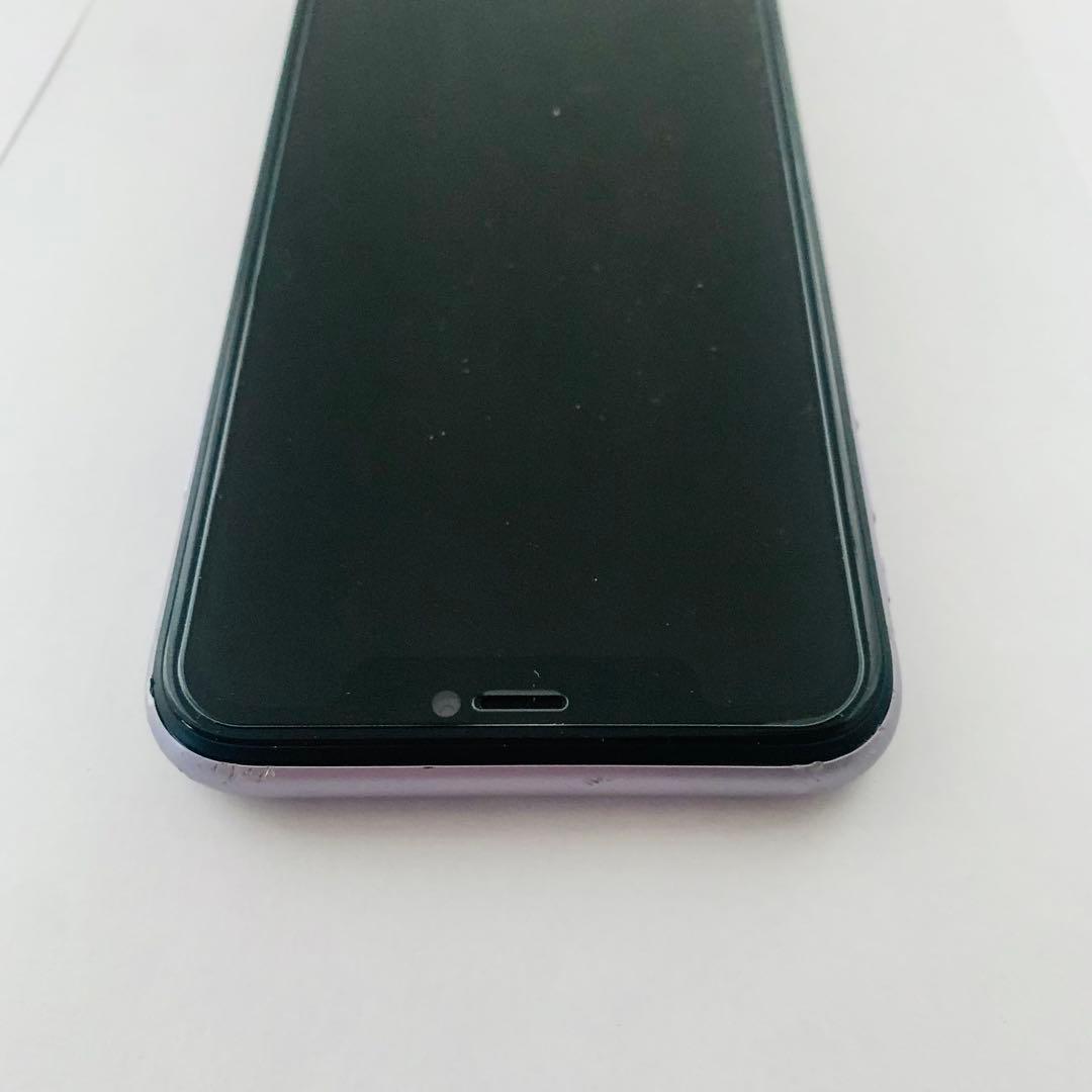 Apple iPhone 11 パープル ジャンク 背面傷あり