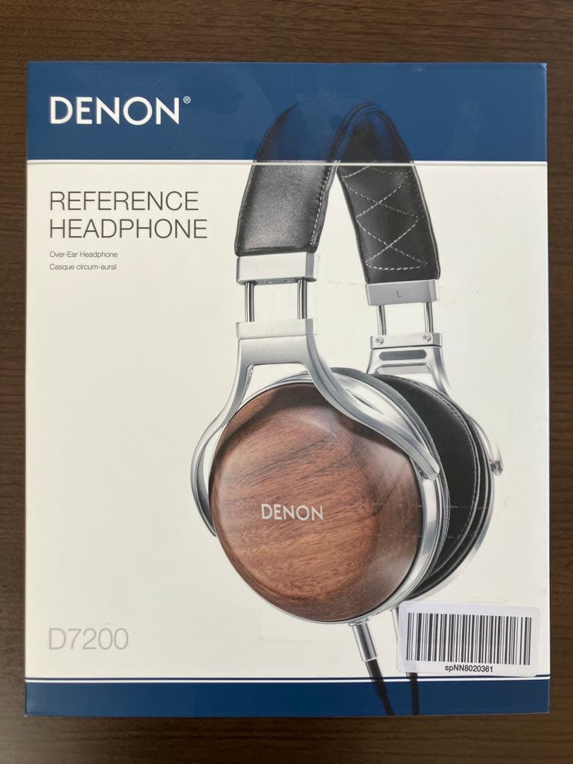 ［美品］DENON レファレンス ヘッドホン AH-D7200オーバー イヤー