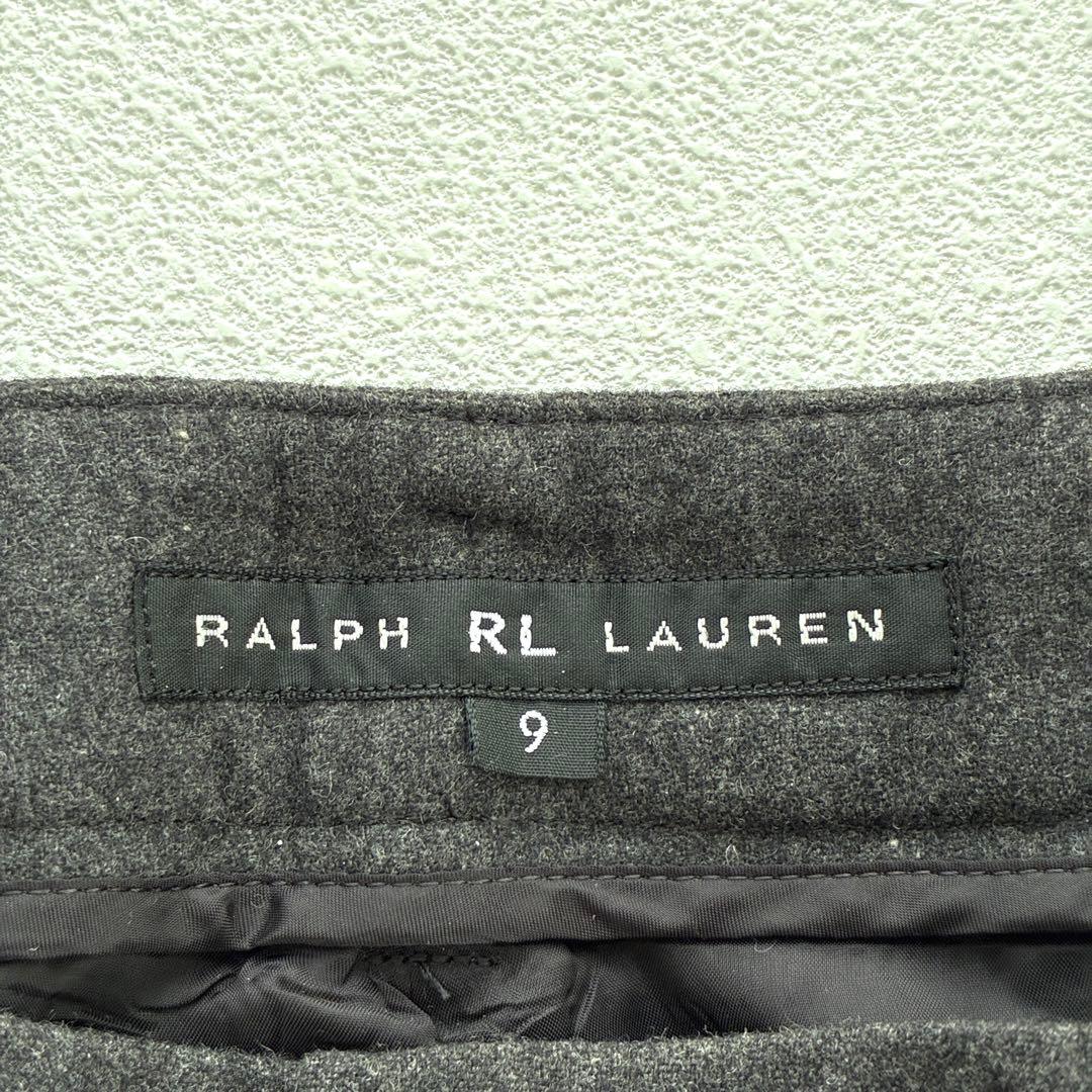 ラルフローレン RL ウール パンツスーツ セットアップ 日本製 ダークグレー