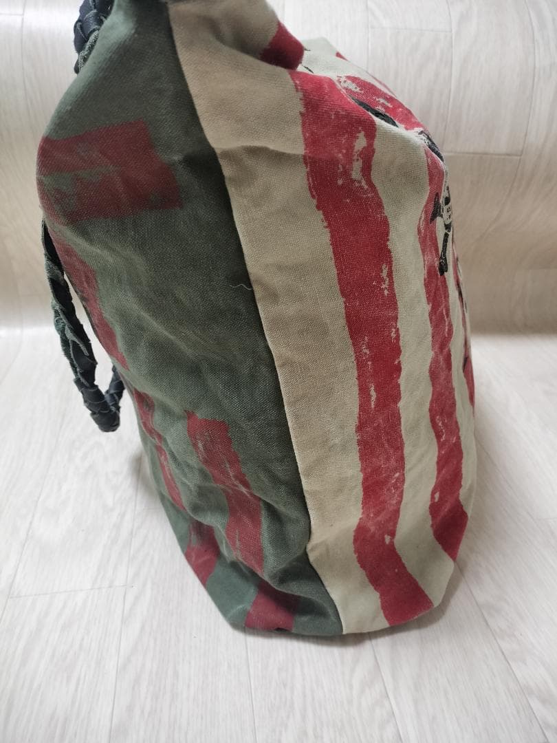 ヴィヴィアン/ヴィンテージ加工再構築ビッグトートバッグ/裏地ネルチェック男女兼用