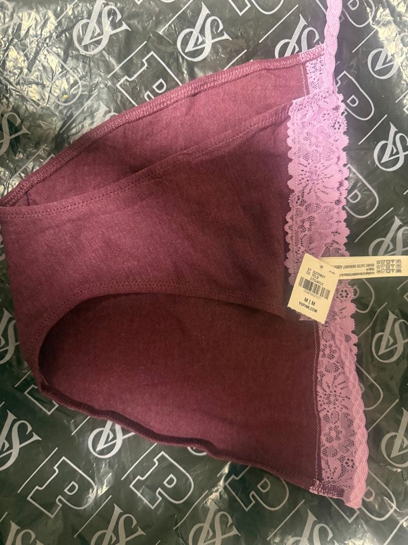 バーガンディ ブラジャーショーツセット ヴィクトリアシークレット