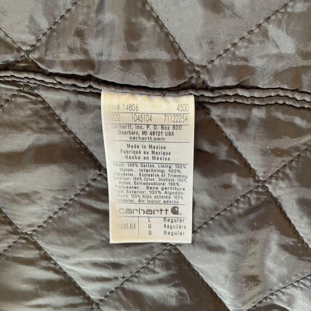 ★カーハート　carhartt ダックベスト 104395 BLK★Lサイズ★
