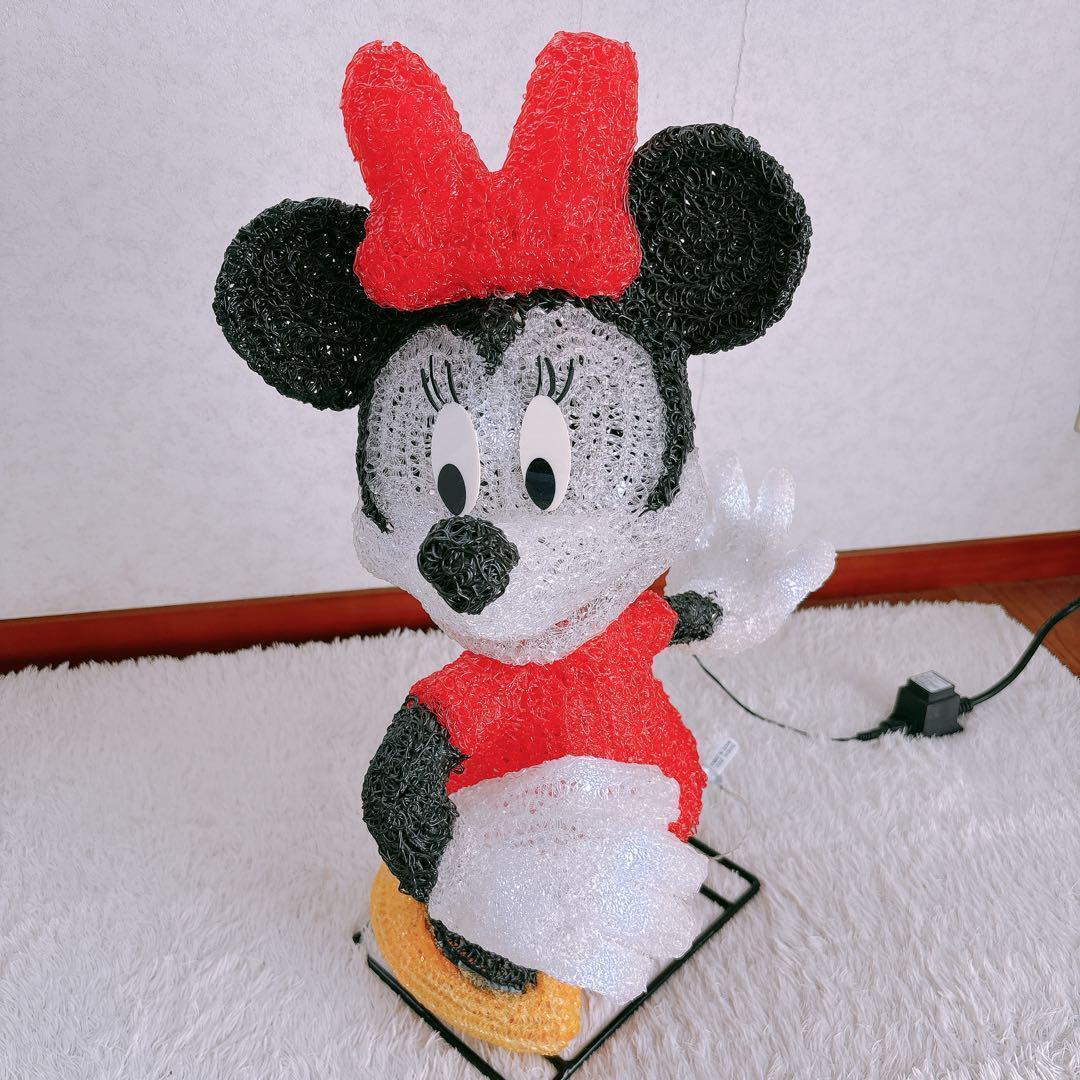 激レア 廃番】ミニー　マウス 3D イルミネーション ライト 照明 ディズニー