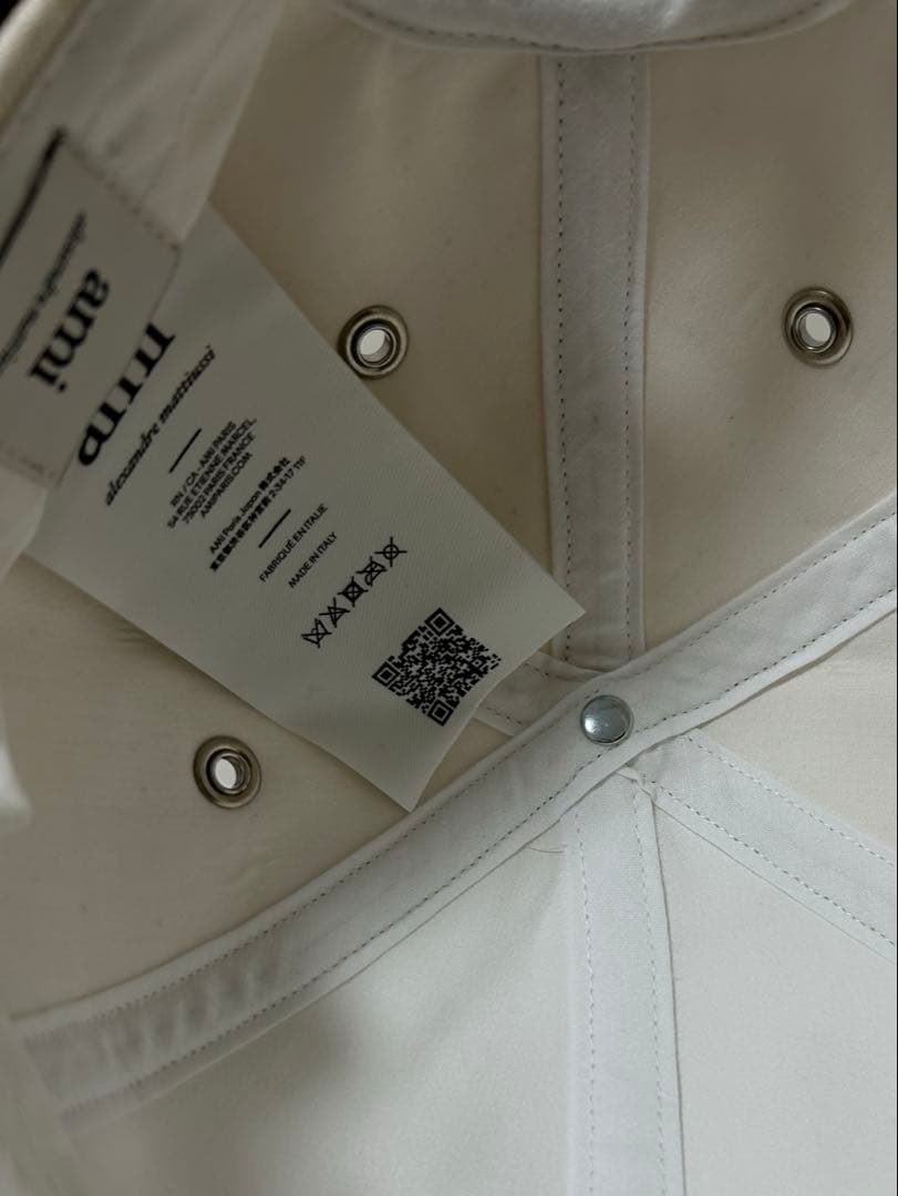 ami アミパリス キャップ レディースベースボールキャップ 白