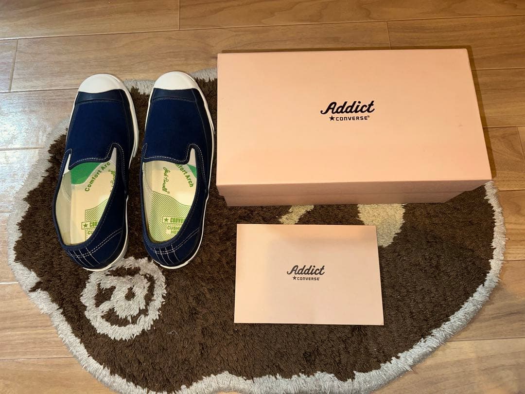 コンバースアディクト　JACK PURCELL CANVAS SLIP-ON