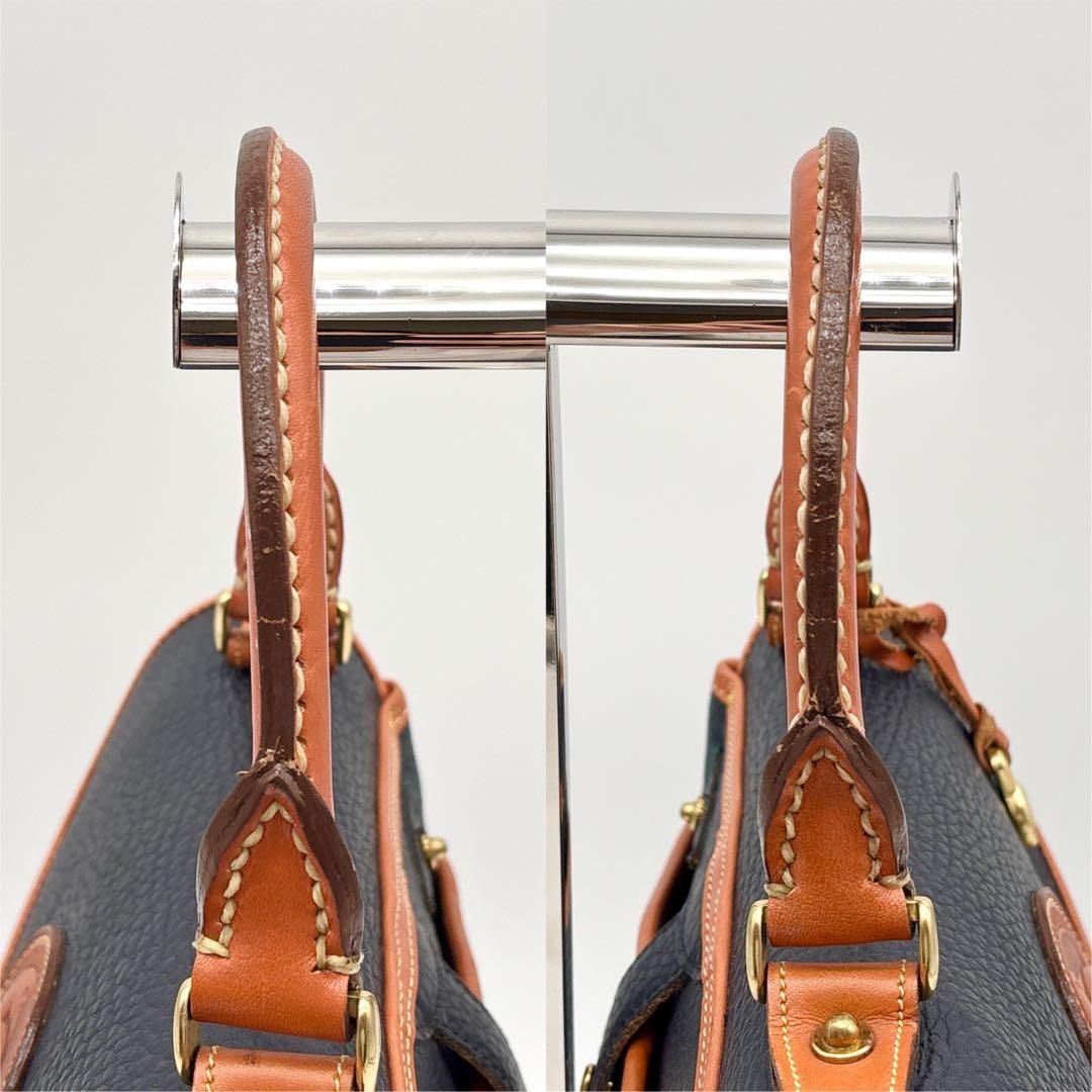 【希少】DOONEY&BOURKE ハンドバッグ ネイビー アヒル ネイビー