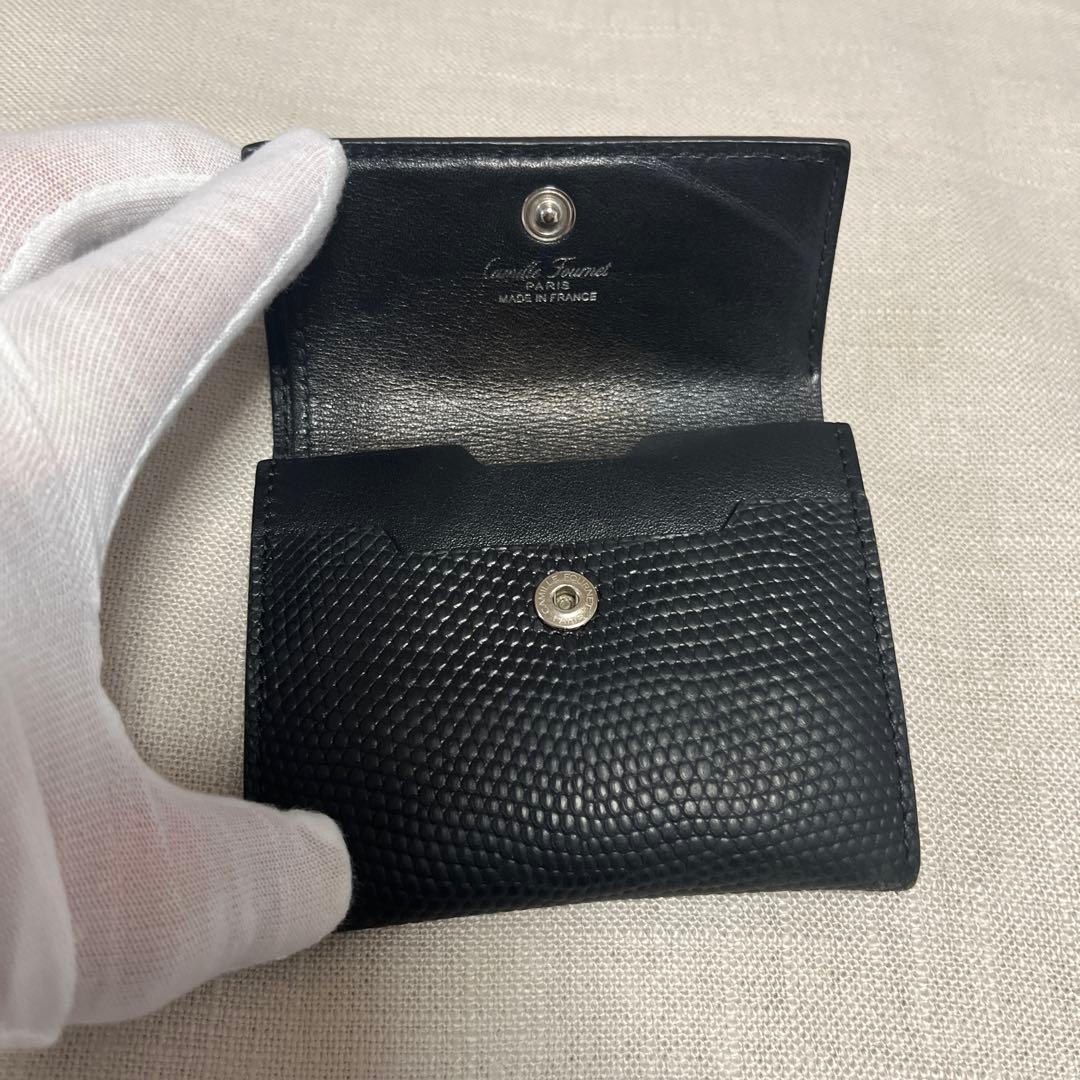 カミーユフォルネ　リザード　黒　ケース