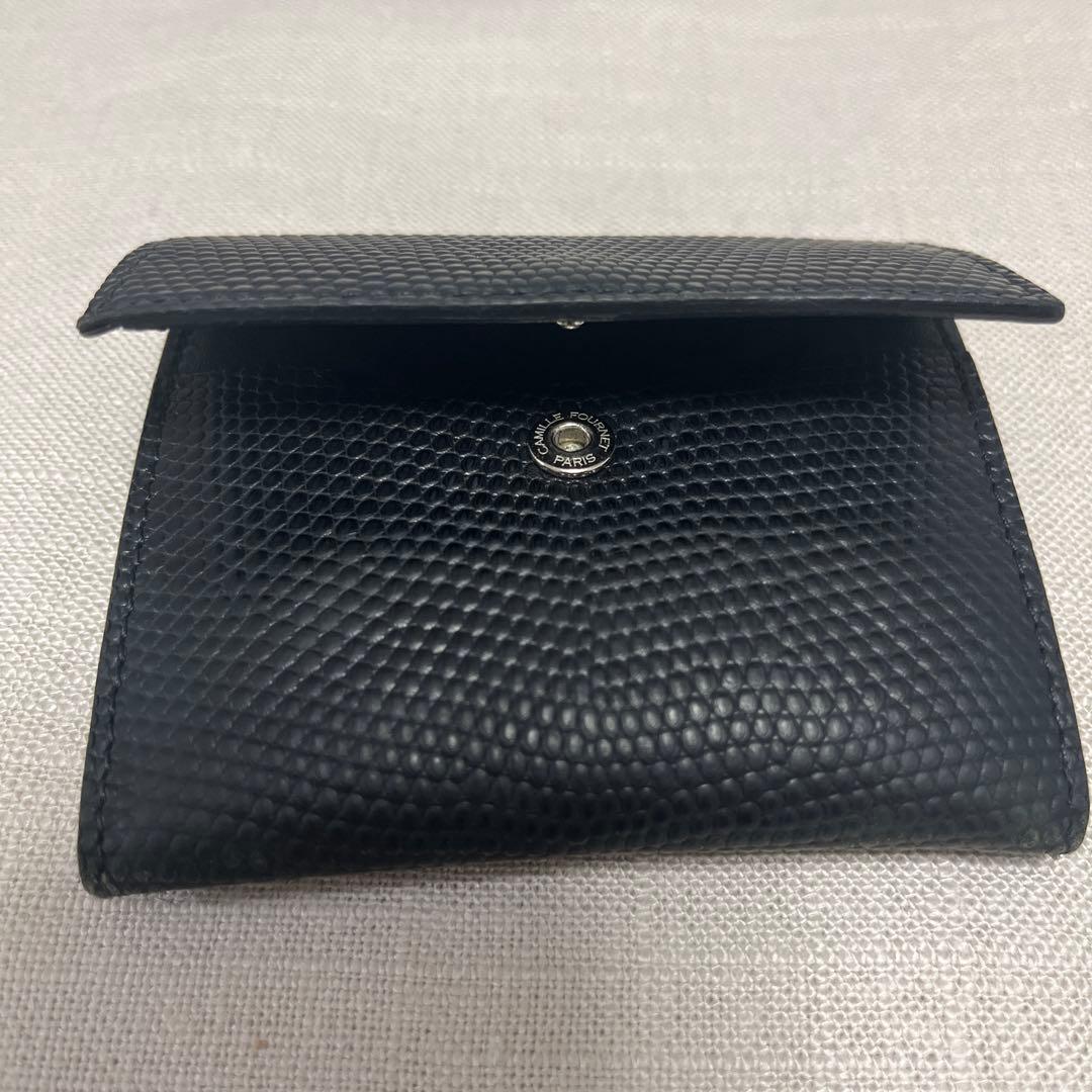 カミーユフォルネ　リザード　黒　ケース