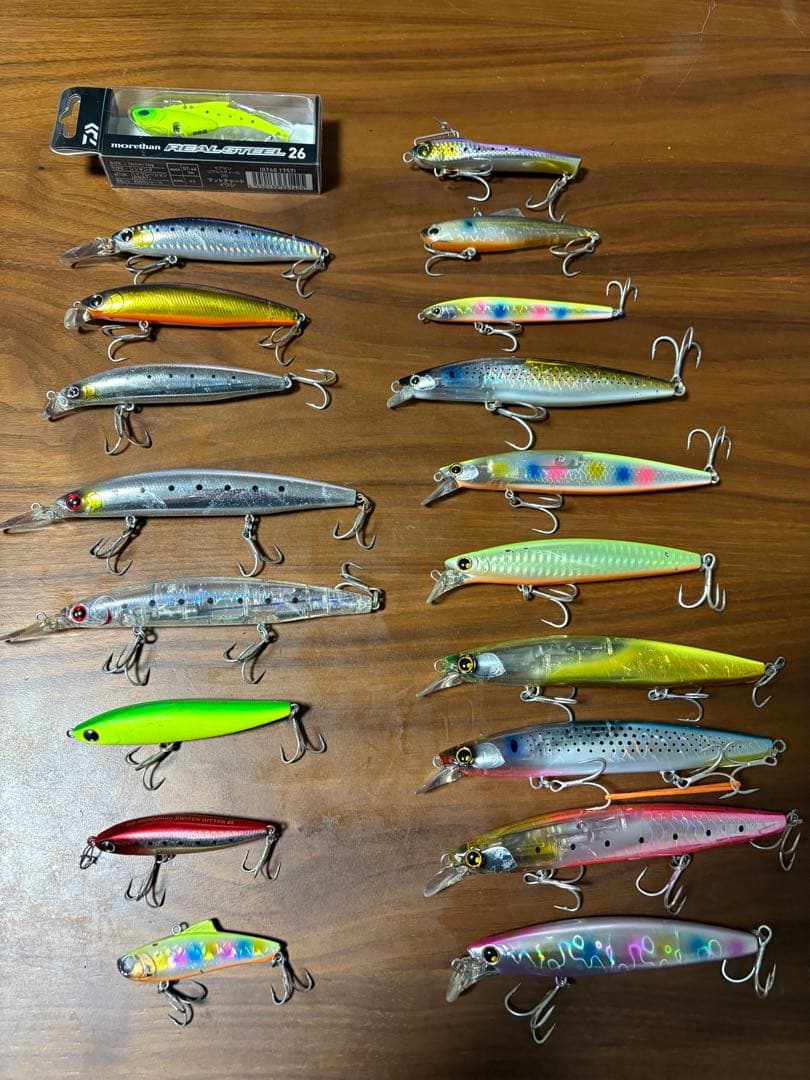 シマノ ダイワ メガバス コアマン等有名メーカールアー 仕掛け 大量セット