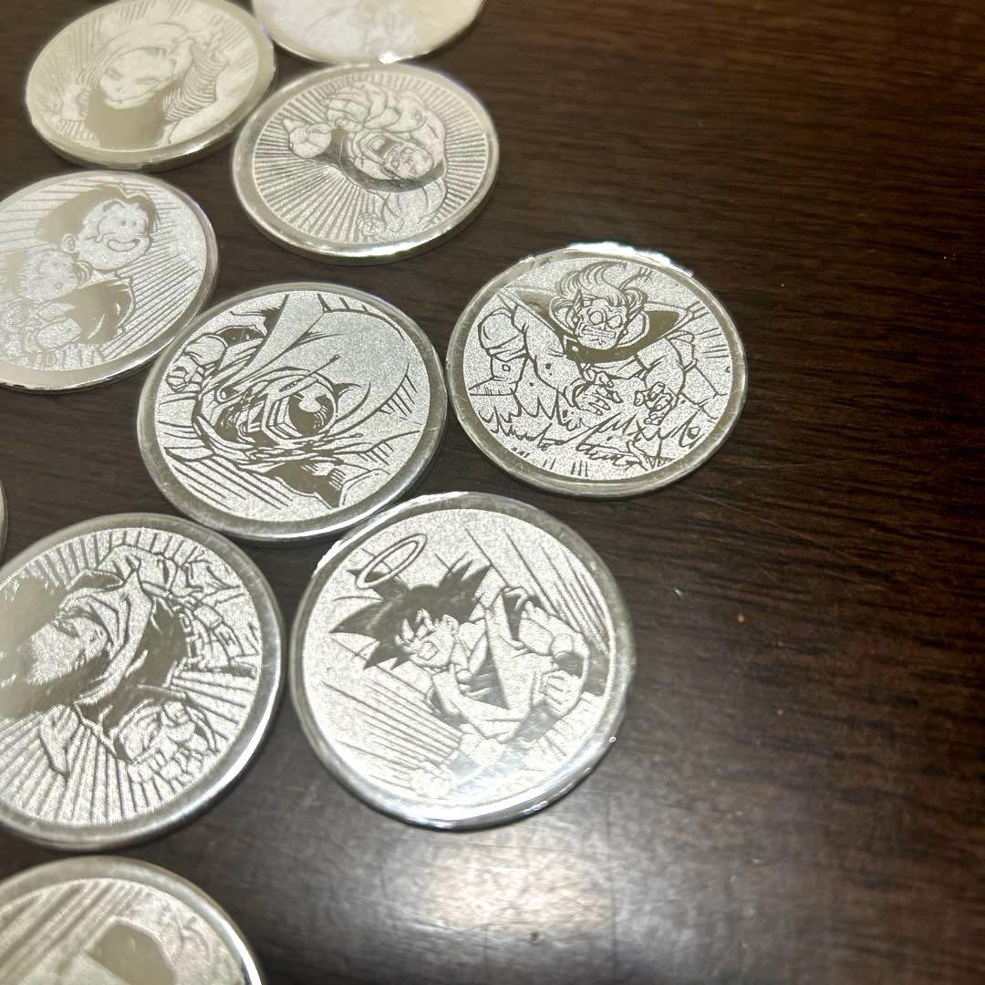 ドラゴンボールZ S&Bめんこ　銀　76種類　計167枚　歯抜け多数　被りあり