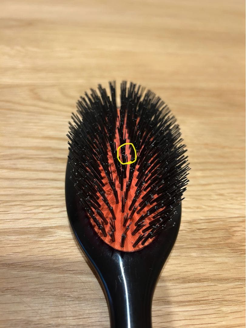 メイソンピアソン ハンディブリッスルダークルビー　クリーニングブラシ付き