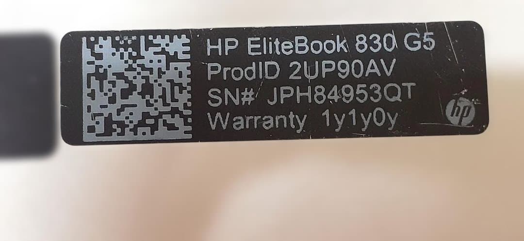 60L0212-03 HP EliteBook 830 G5 / メモリ16GB