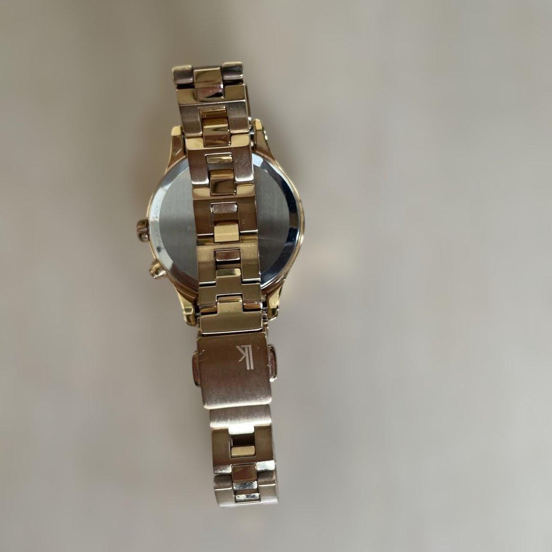 SEIKO ゴールド ソーラー電波腕時計