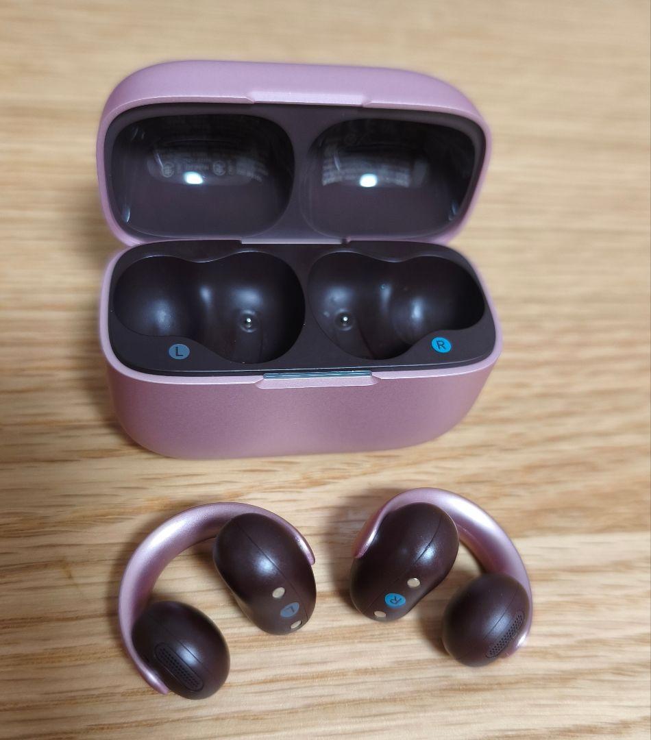 Anker Soundcore AeroClip ピンク＆ブラウン