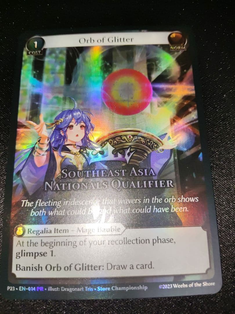 grand archive orb of glitter 限定　PR foil