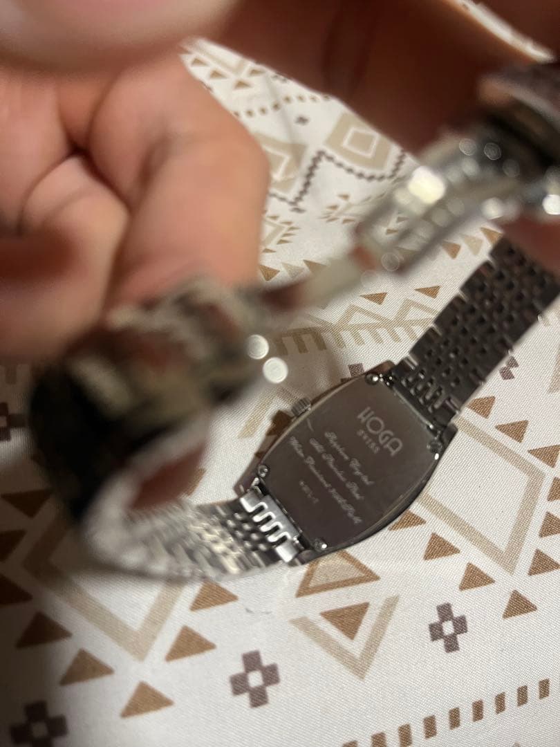 HOGA スイス時計サファイアクリスタル(NEW BATTERY)