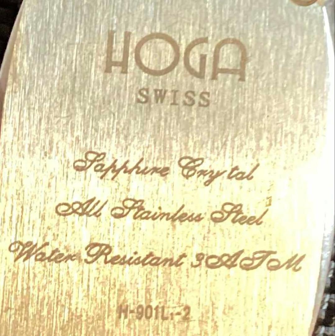 HOGA スイス時計サファイアクリスタル(NEW BATTERY)